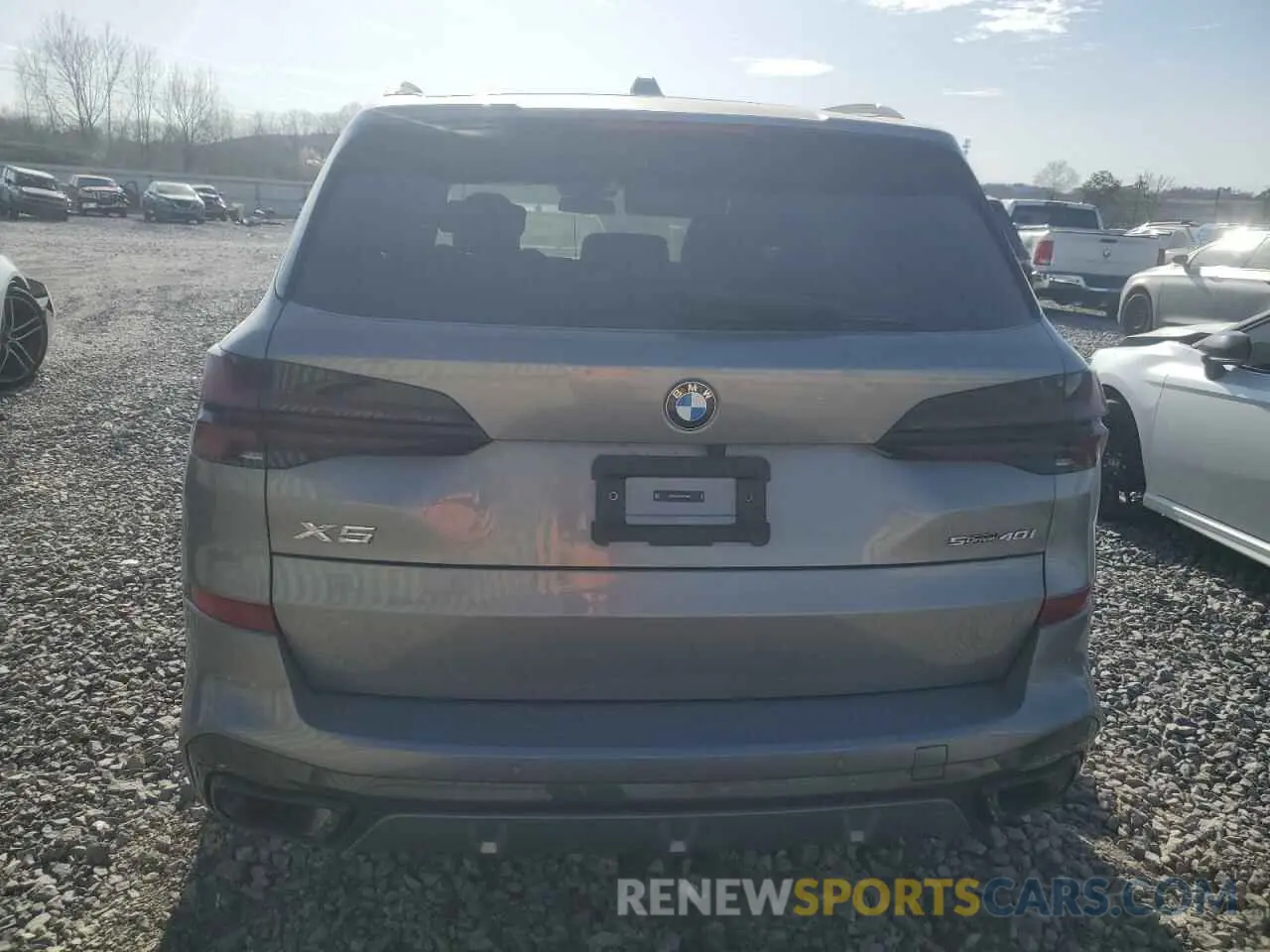 6 Photograph of a damaged car 5UX13EU09R9T72995 BMW X5 2024