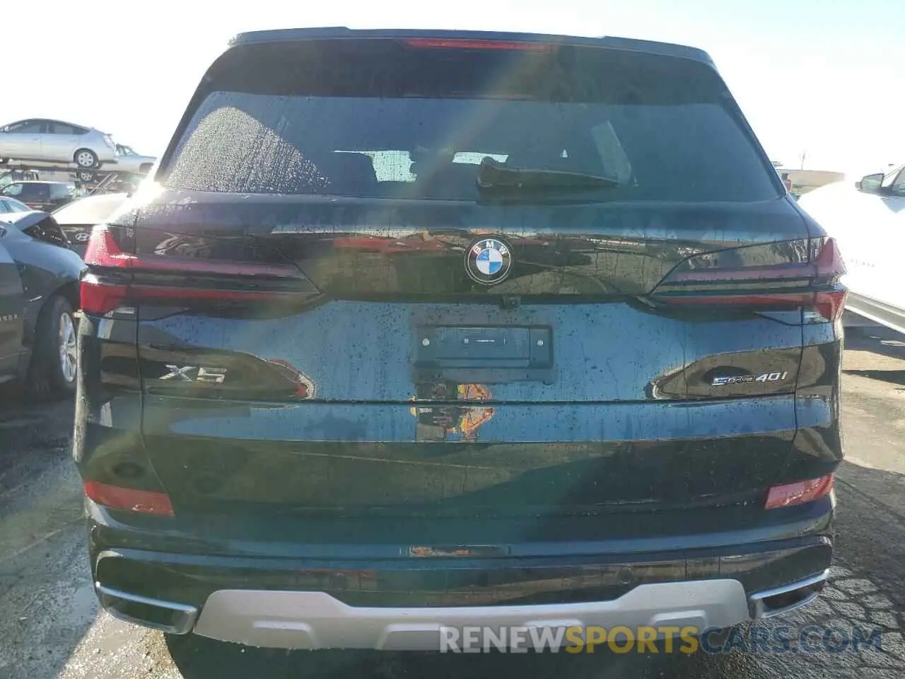 6 Photograph of a damaged car 5UX13EU0XR9V47433 BMW X5 2024