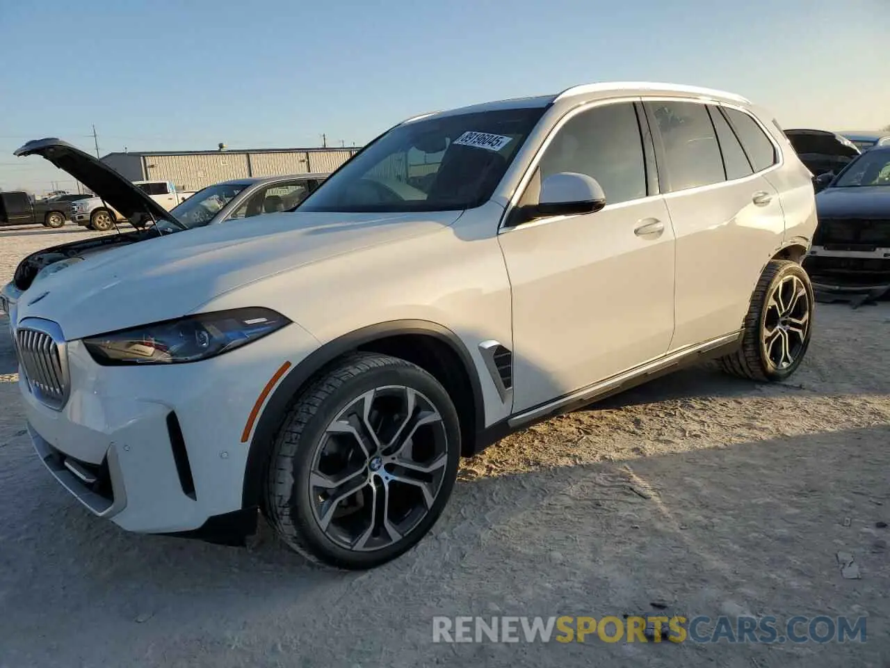 1 Photograph of a damaged car 5UX23EU04R9T62394 BMW X5 2024