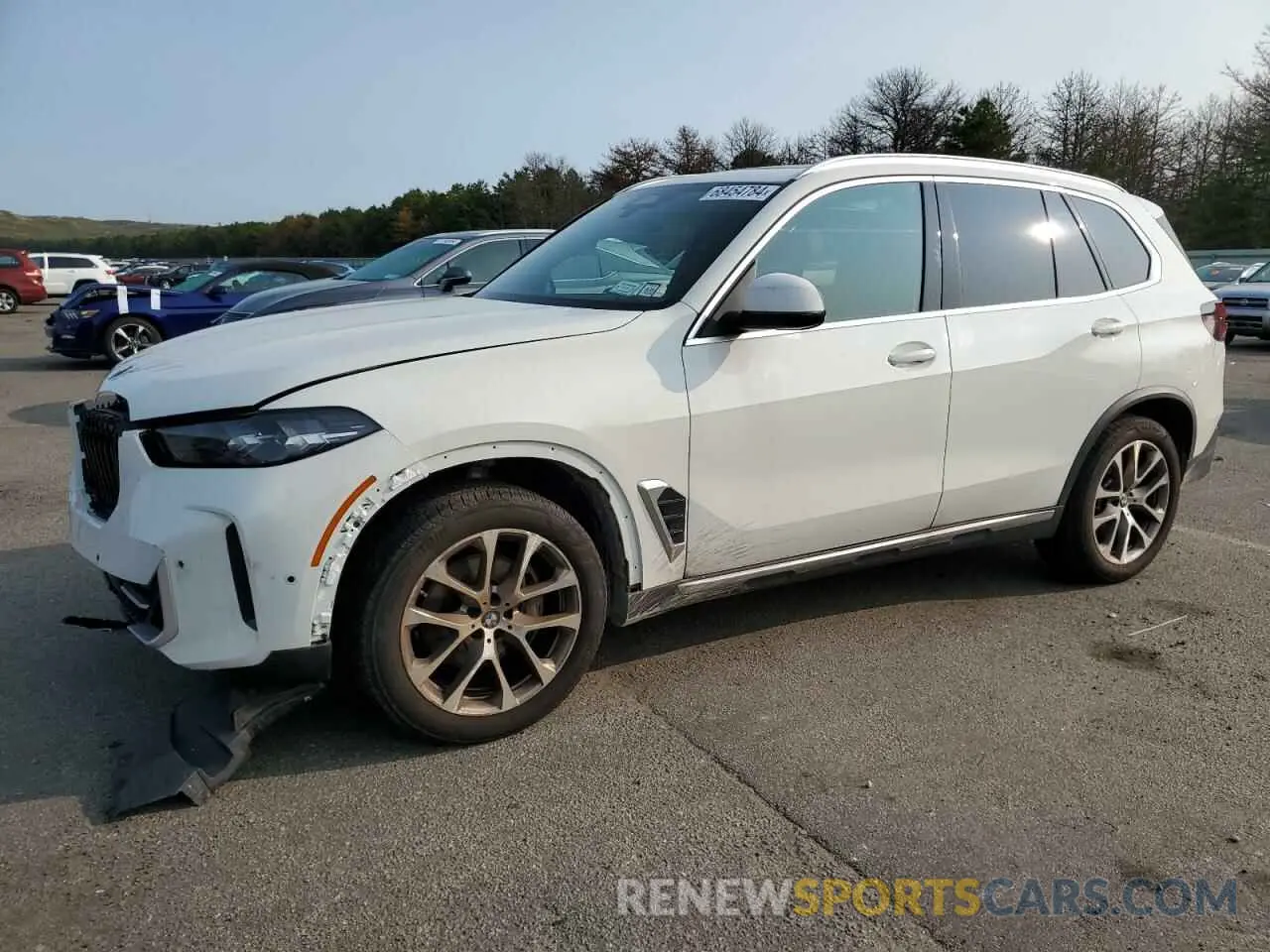 1 Photograph of a damaged car 5UX23EU04R9U45758 BMW X5 2024