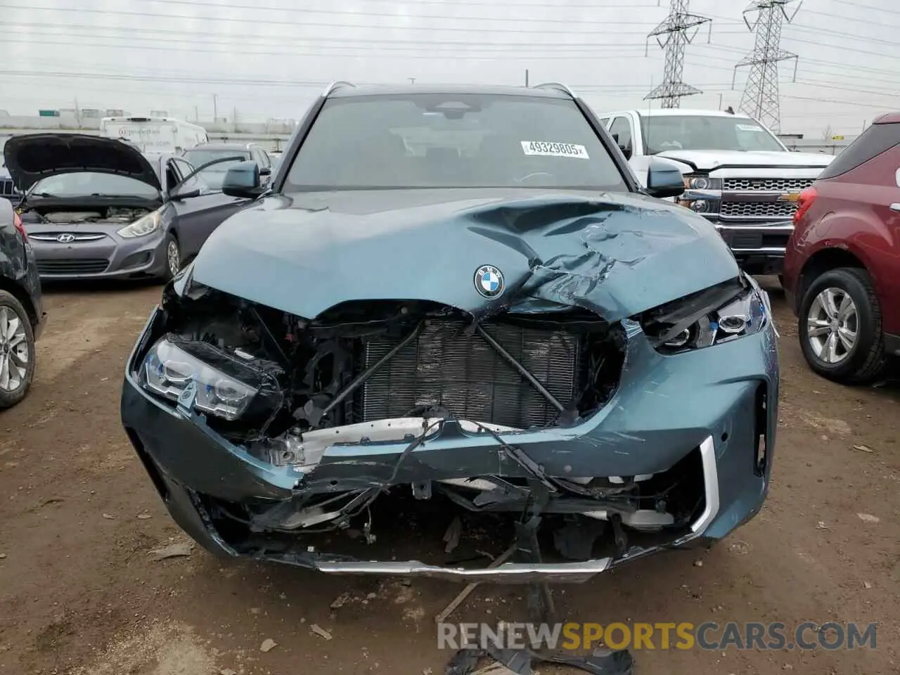 5 Photograph of a damaged car 5UX23EU07R9T47727 BMW X5 2024