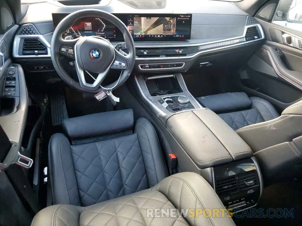 8 Photograph of a damaged car 5UX23EU0XR9T43784 BMW X5 2024