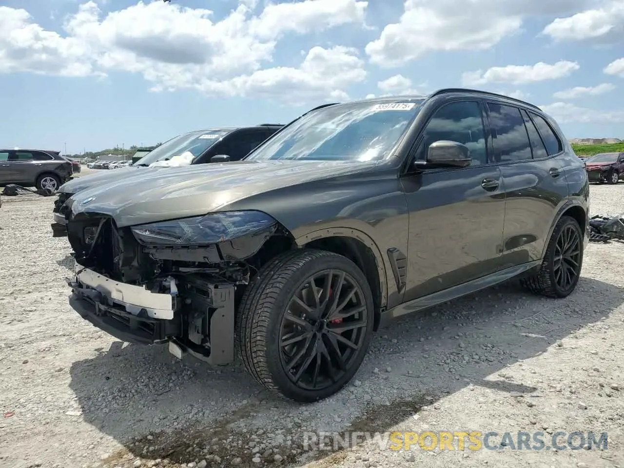 1 Photograph of a damaged car 5UX13EU07S9X93779 BMW X5 2025