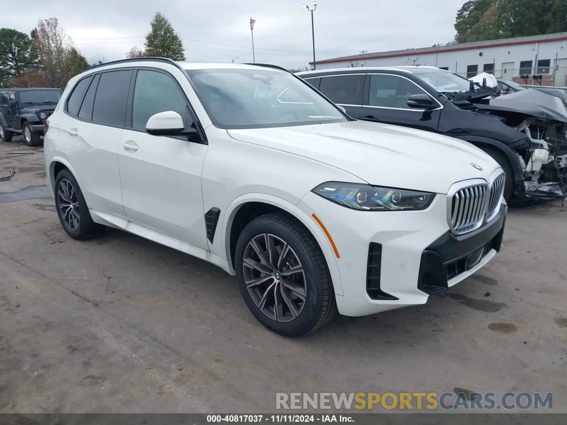 1 Photograph of a damaged car 5UX23EU01S9X79168 BMW X5 2025