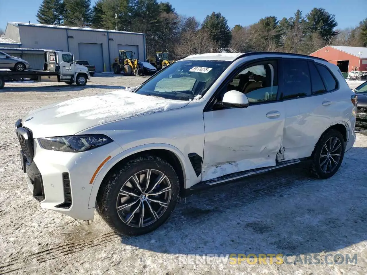 1 Photograph of a damaged car 5UX23EU02S9Y31567 BMW X5 2025