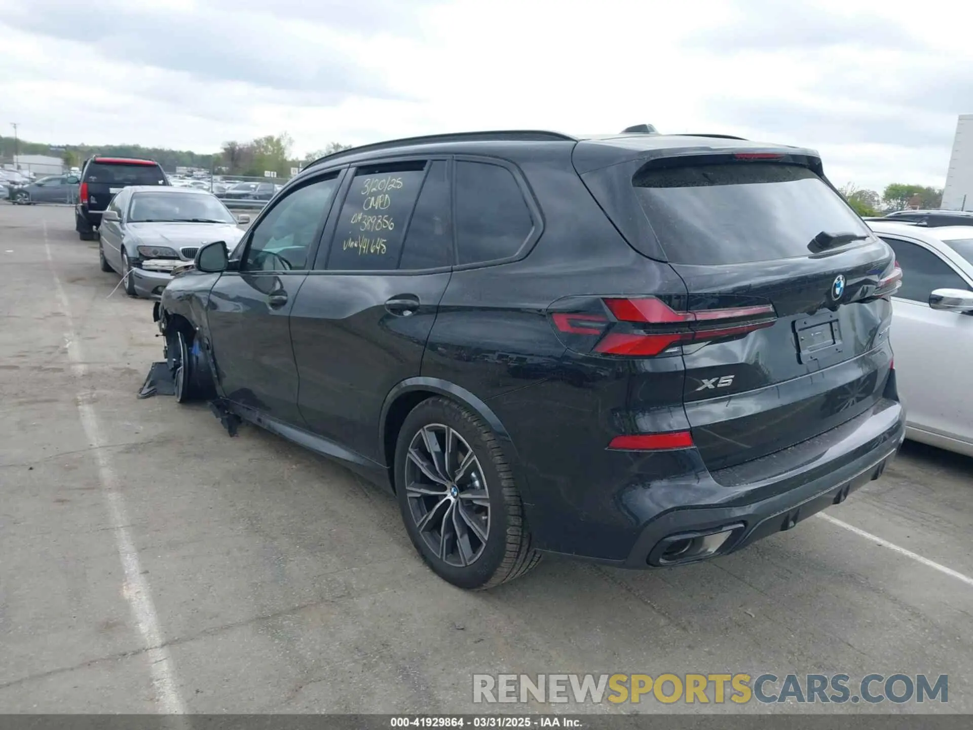3 Photograph of a damaged car 5UX23EU02S9Y41645 BMW X5 2025