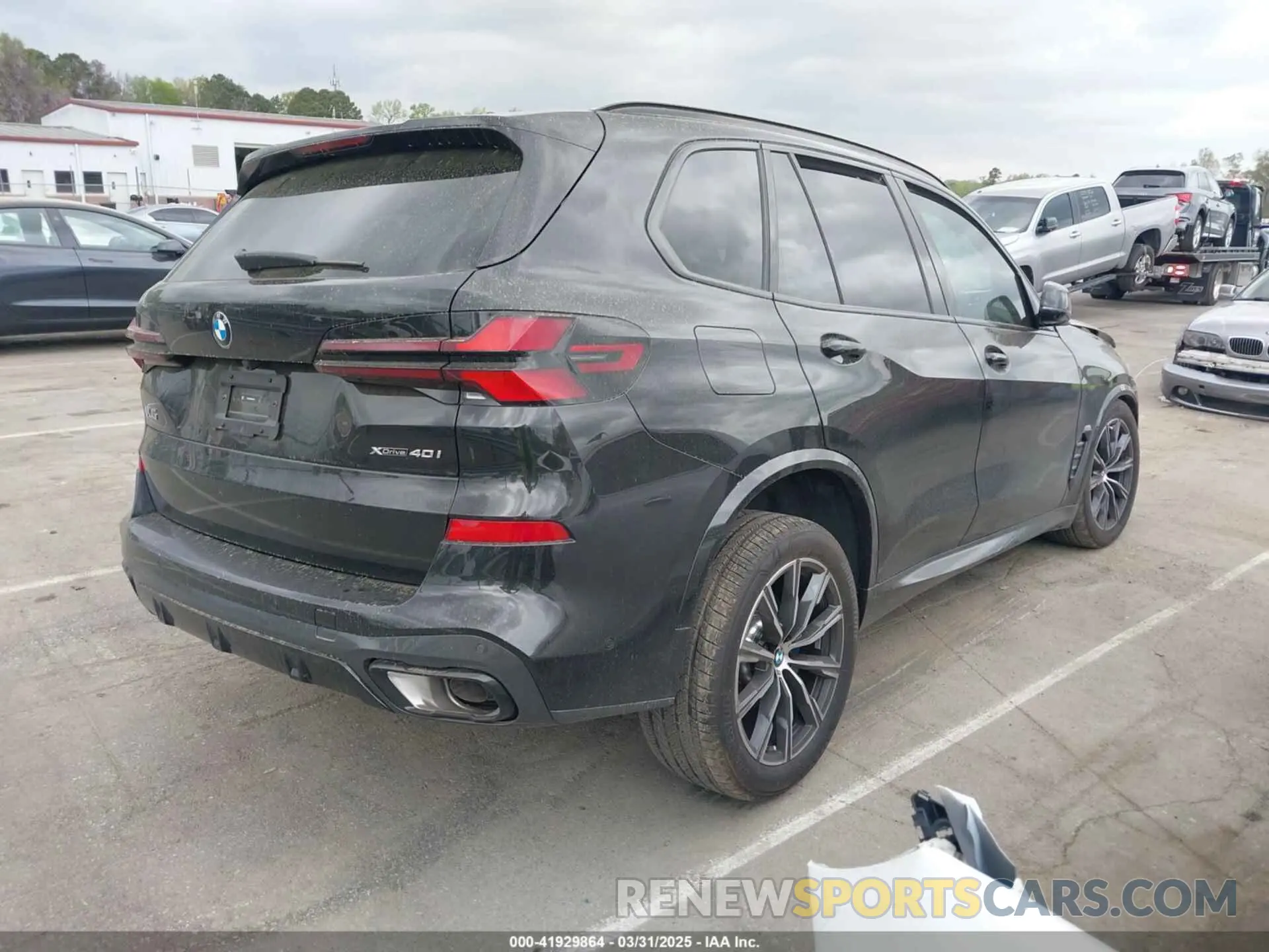 4 Photograph of a damaged car 5UX23EU02S9Y41645 BMW X5 2025