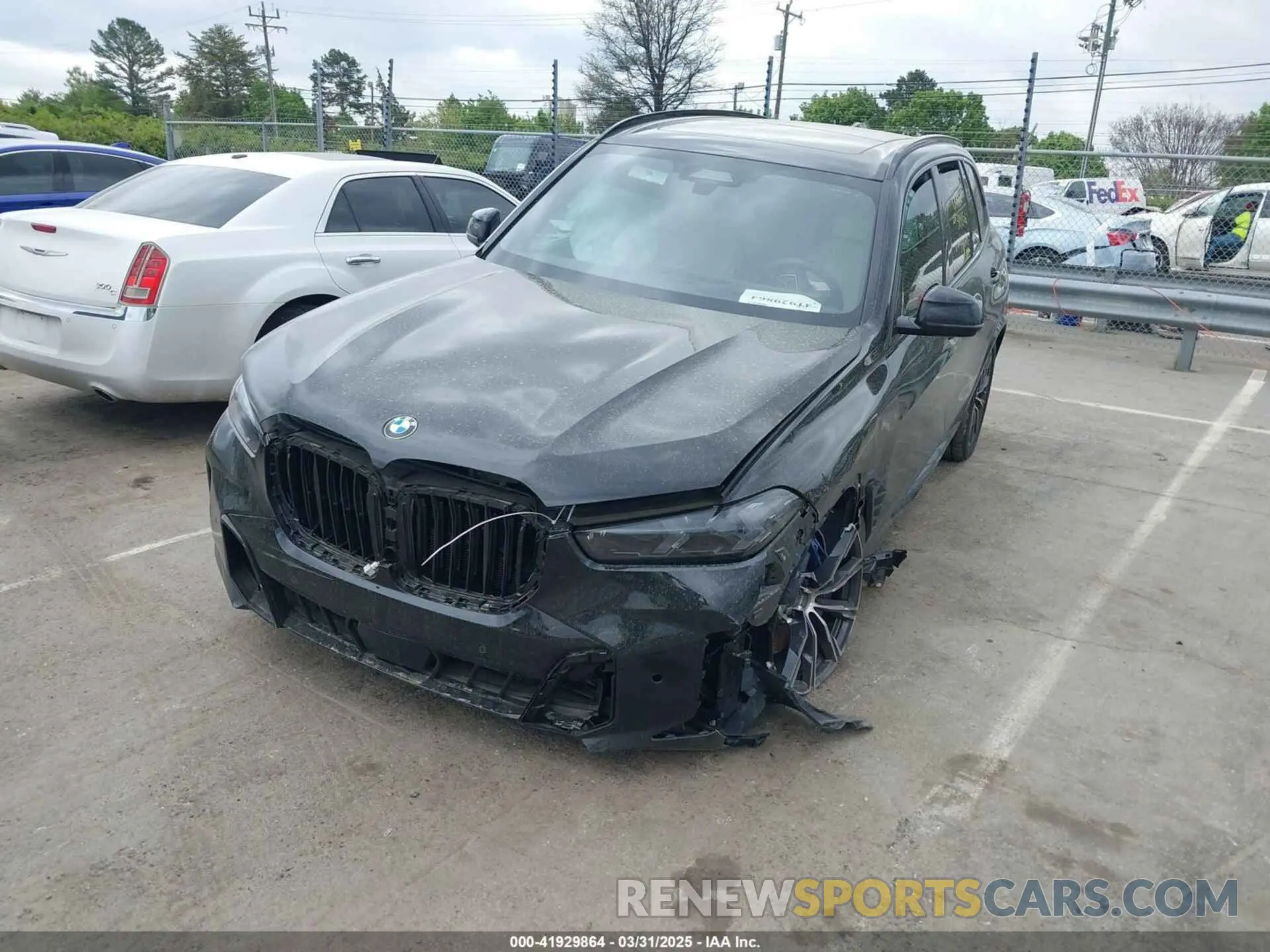 6 Photograph of a damaged car 5UX23EU02S9Y41645 BMW X5 2025