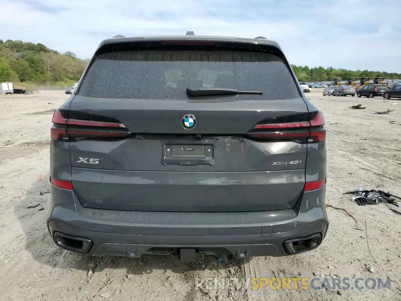 6 Photograph of a damaged car 5UX23EU02S9Y60485 BMW X5 2025