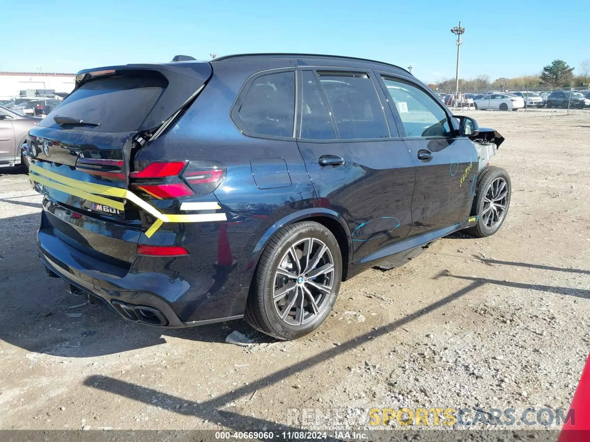4 Photograph of a damaged car 5UX33EU01S9W63800 BMW X5 2025