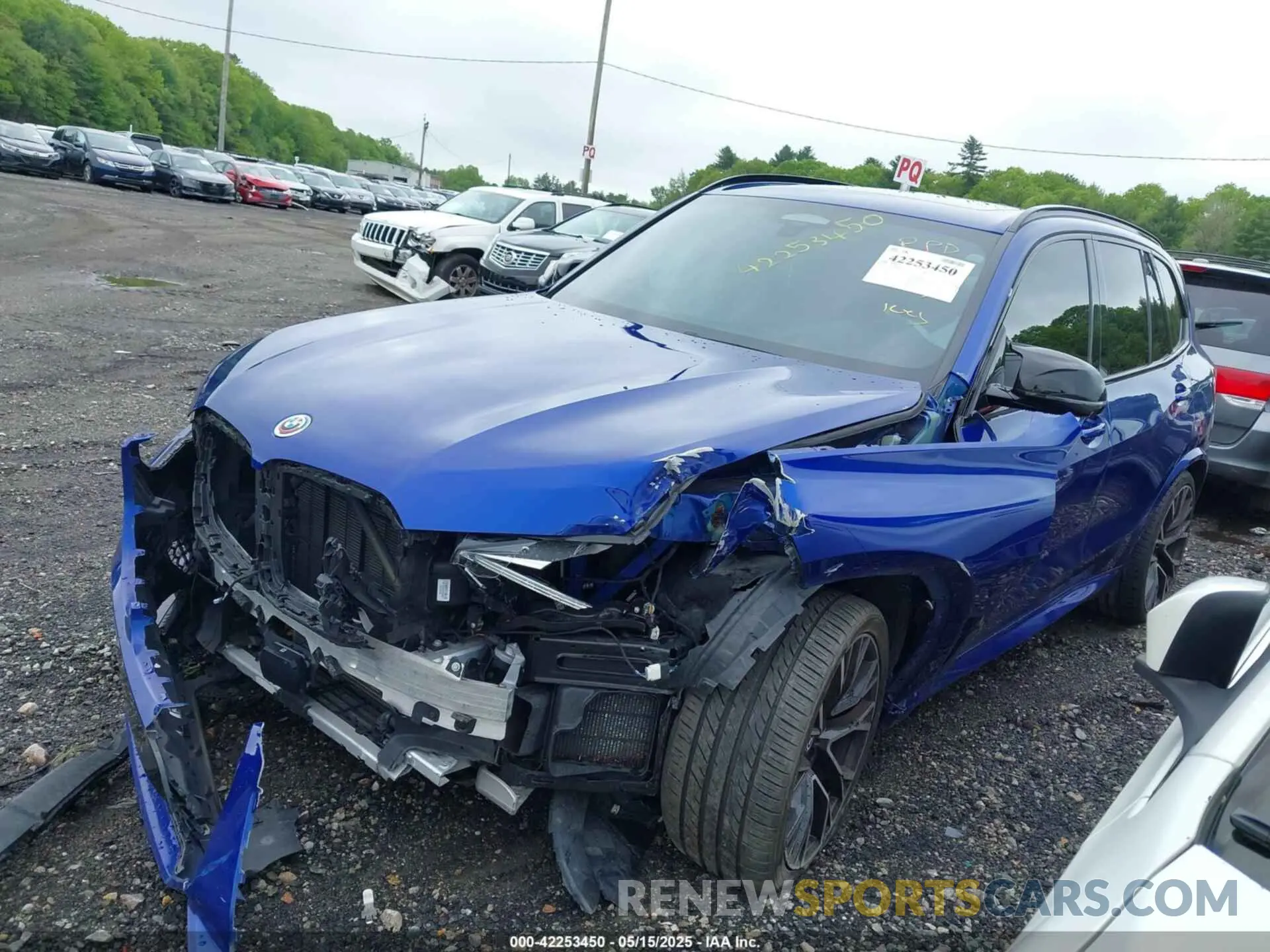 2 Photograph of a damaged car 5YMJU0C04L9C83209 BMW X5 M 2020