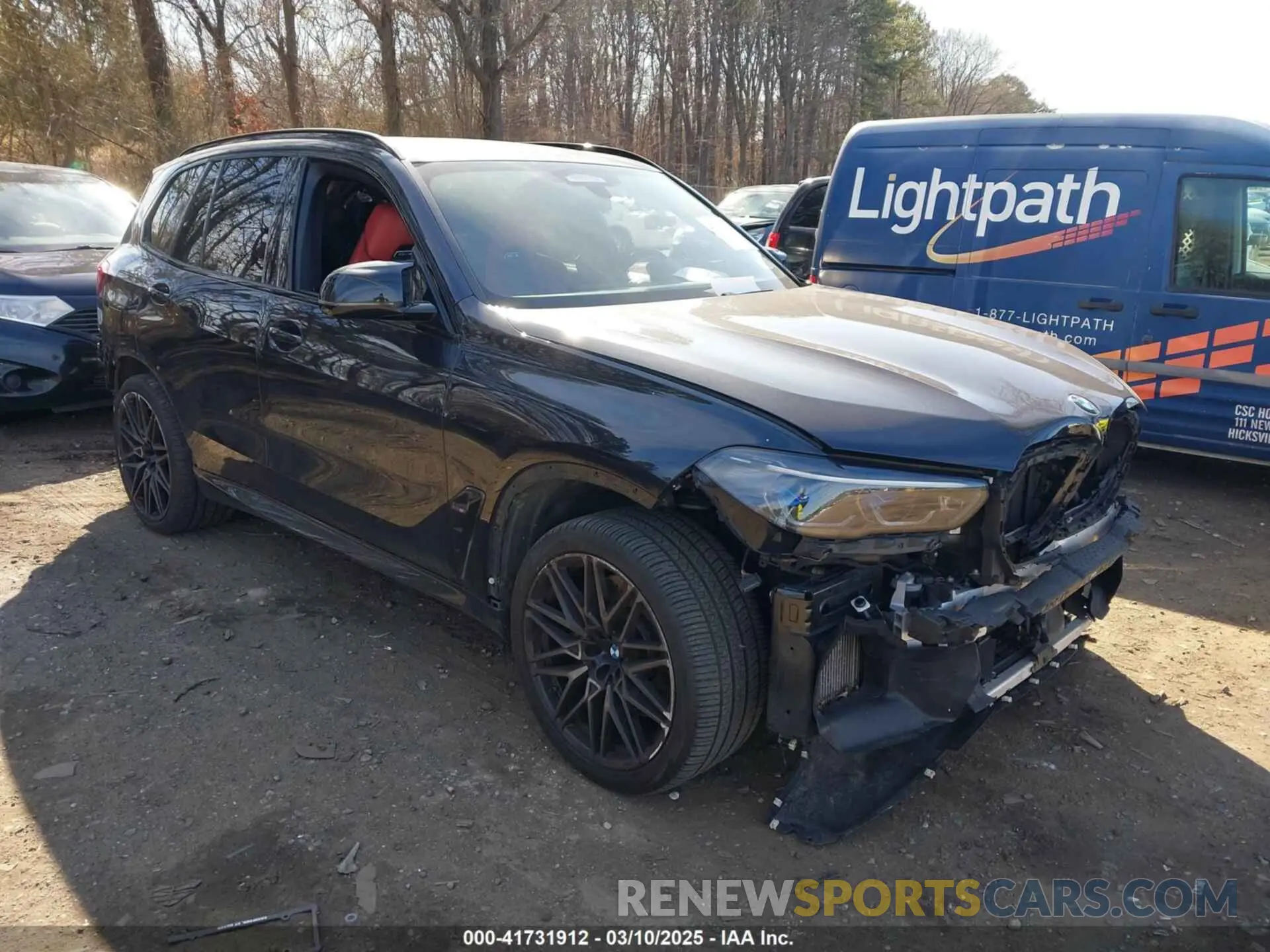 1 Photograph of a damaged car 5YMJU0C00N9J23747 BMW X5 M 2022