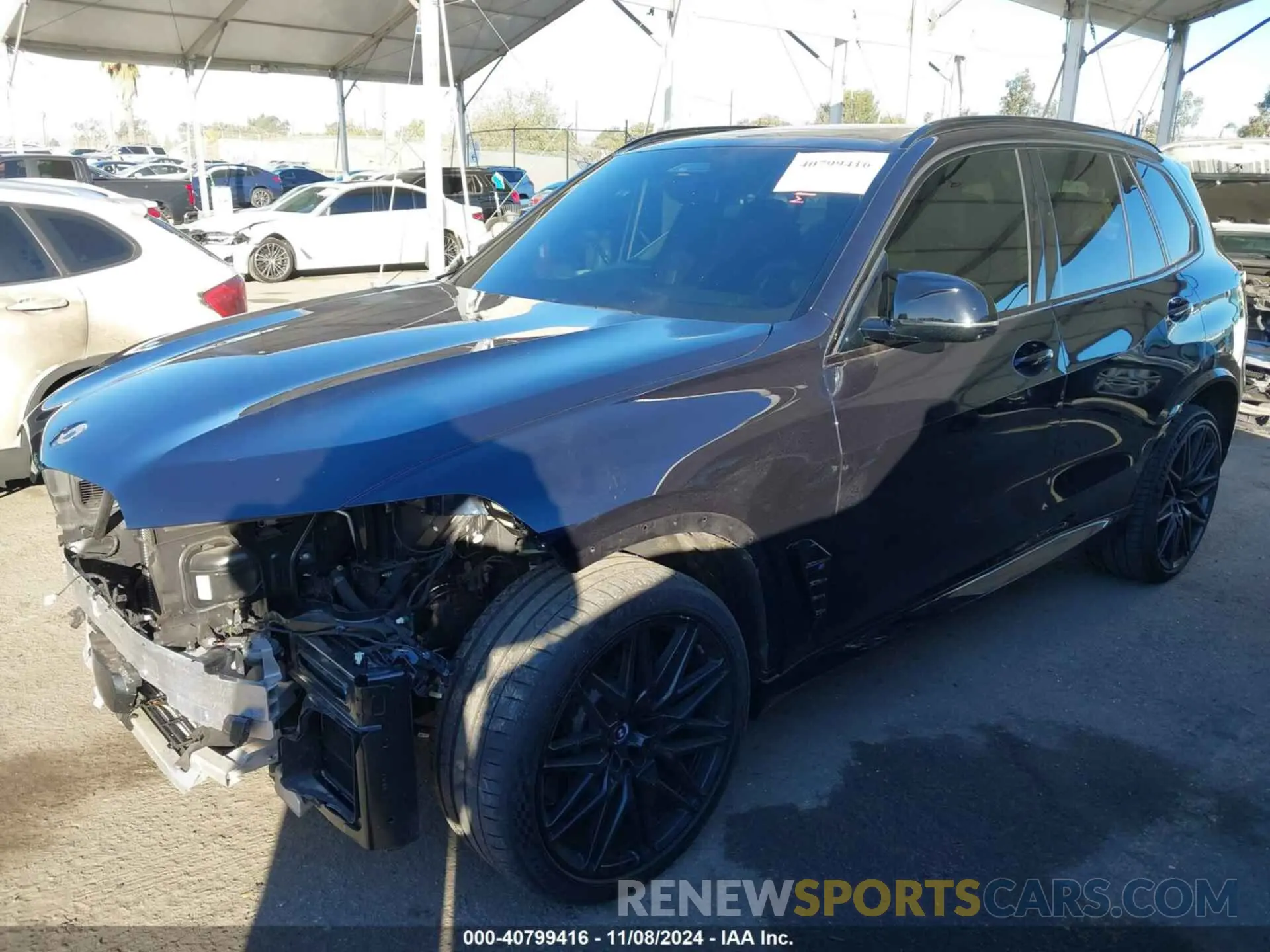 2 Photograph of a damaged car 5YM13ET08R9U02384 BMW X5 M 2024