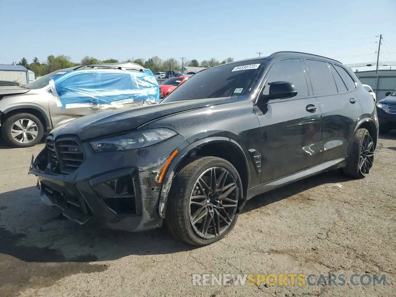 1 Photograph of a damaged car 5YM13ET0XR9S39172 BMW X5 M COMPE 2024
