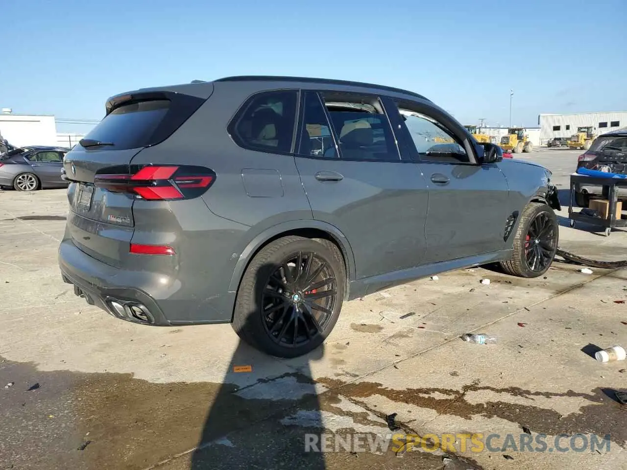 3 Photograph of a damaged car 5UX33EU02R9U42880 BMW X5 M60I 2024
