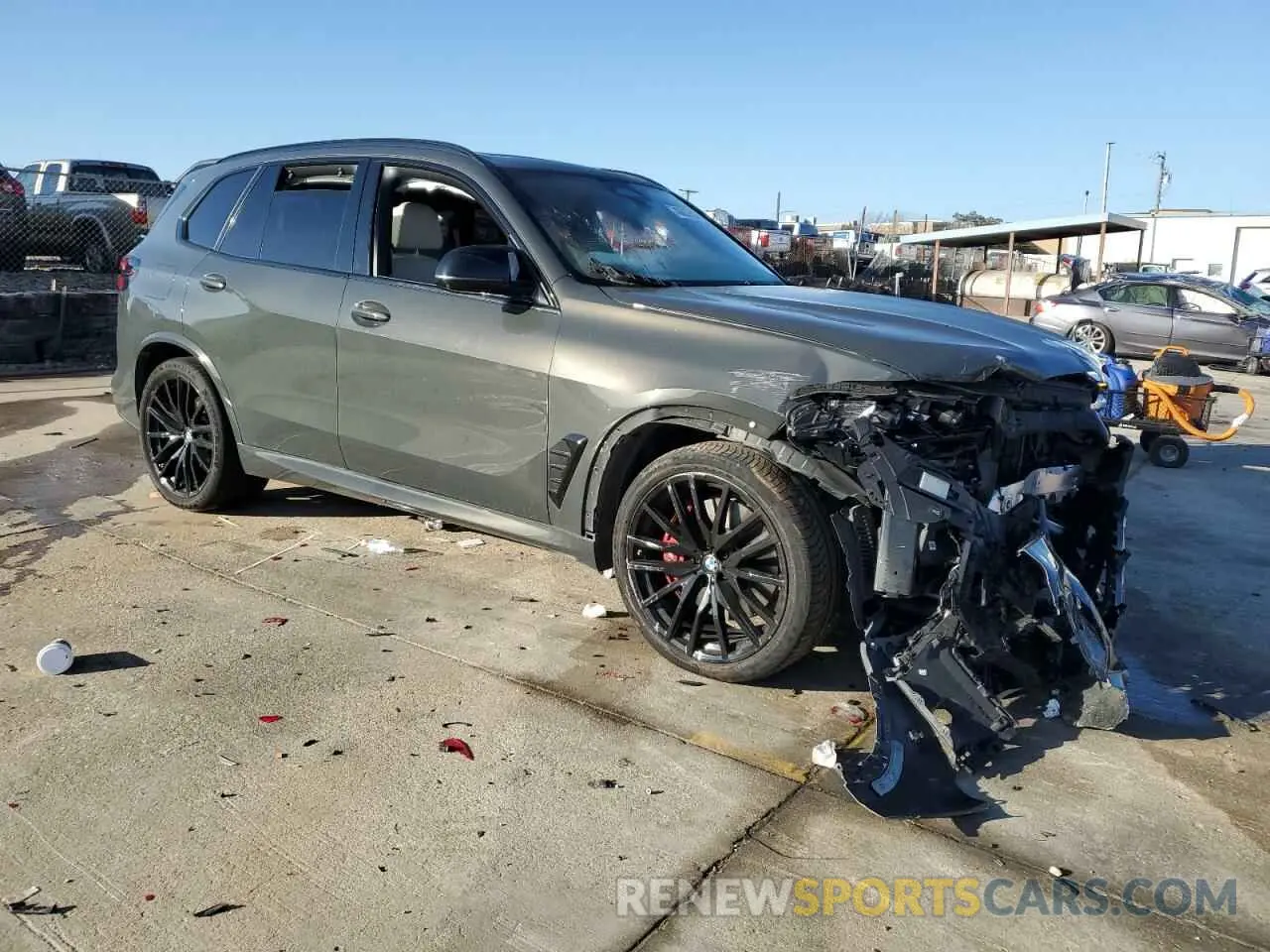 4 Photograph of a damaged car 5UX33EU02R9U42880 BMW X5 M60I 2024