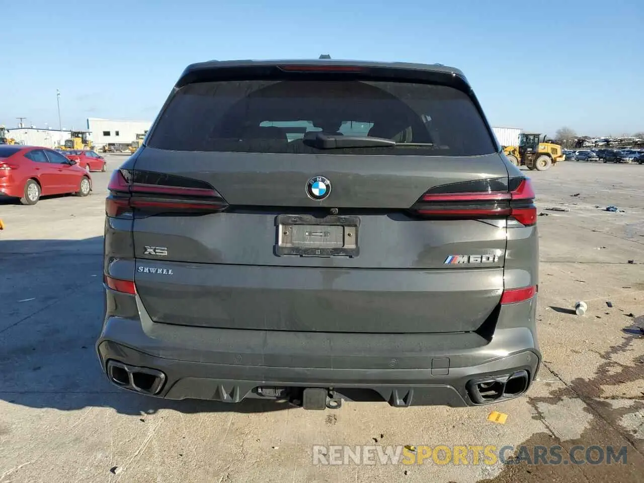 6 Photograph of a damaged car 5UX33EU02R9U42880 BMW X5 M60I 2024