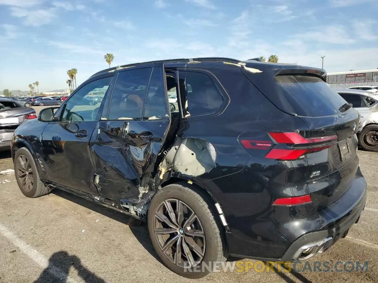 2 Photograph of a damaged car 5UX33EU07R9T15106 BMW X5 M60I 2024