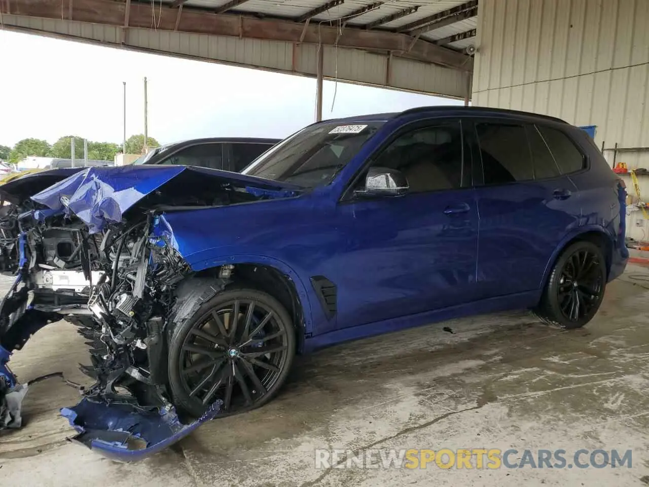 1 Photograph of a damaged car 5UX33EU09R9T85271 BMW X5 M60I 2024