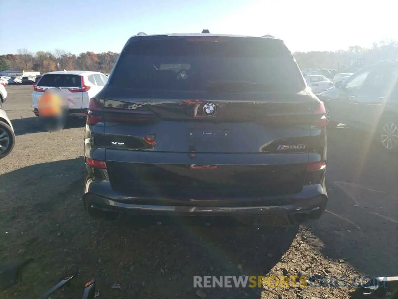 6 Photograph of a damaged car 5UX33EU01S9X45834 BMW X5 M60I 2025