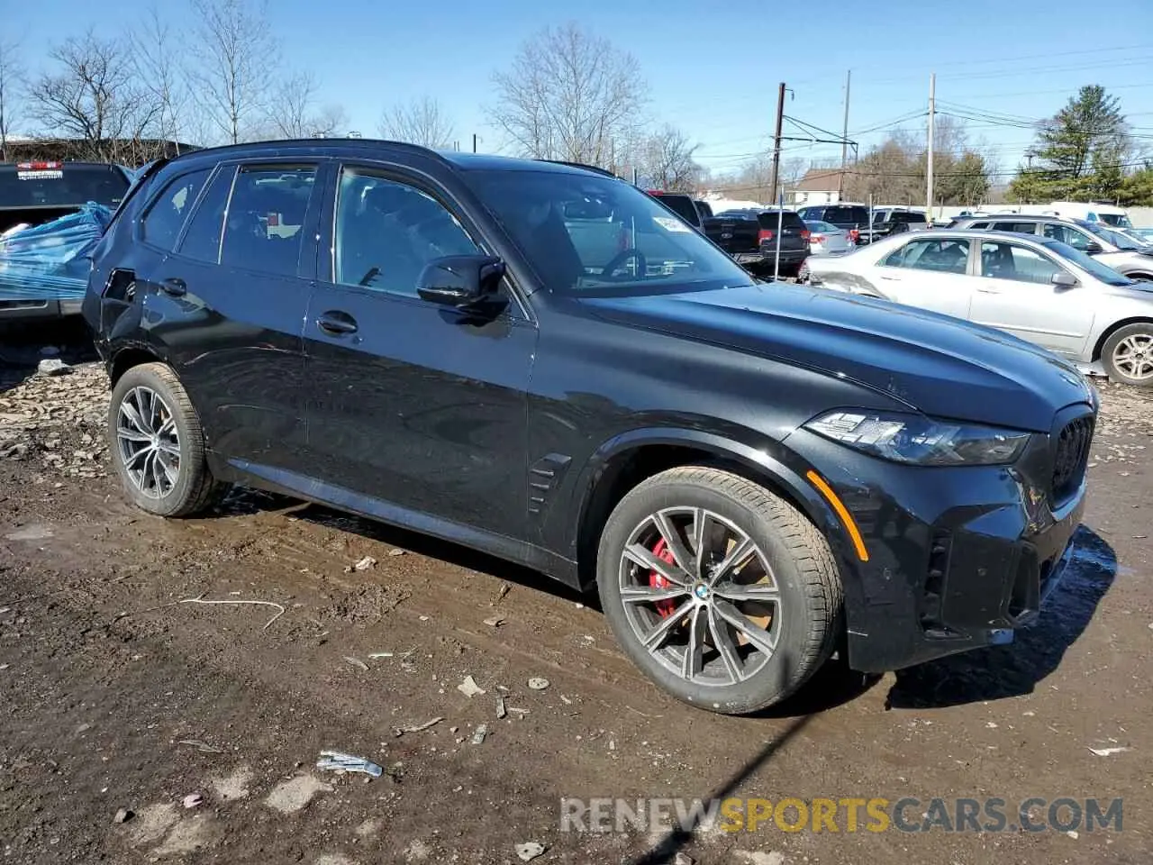 4 Photograph of a damaged car 5UX33EU08S9Y18536 BMW X5 M60I 2025