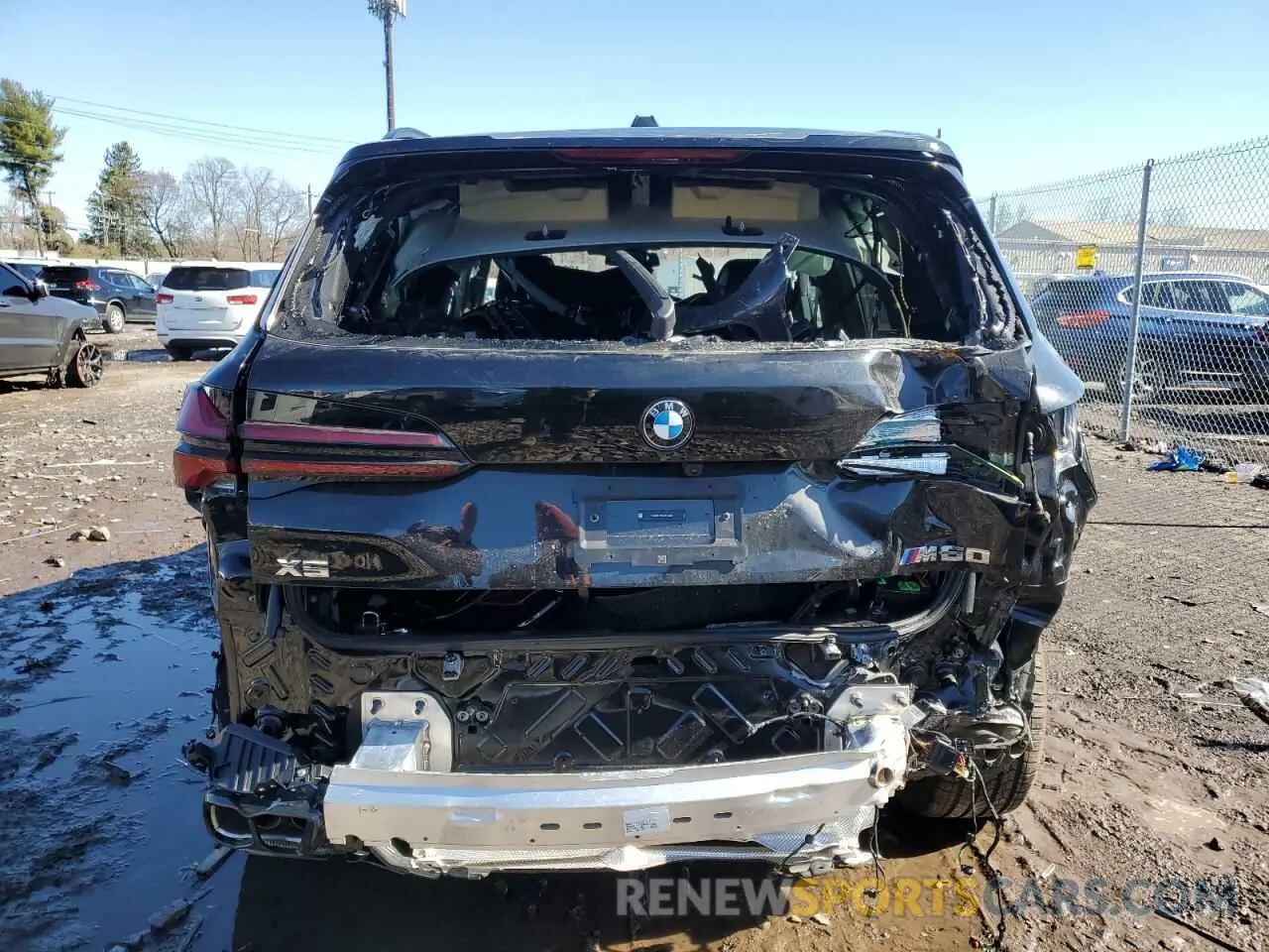 6 Photograph of a damaged car 5UX33EU08S9Y18536 BMW X5 M60I 2025