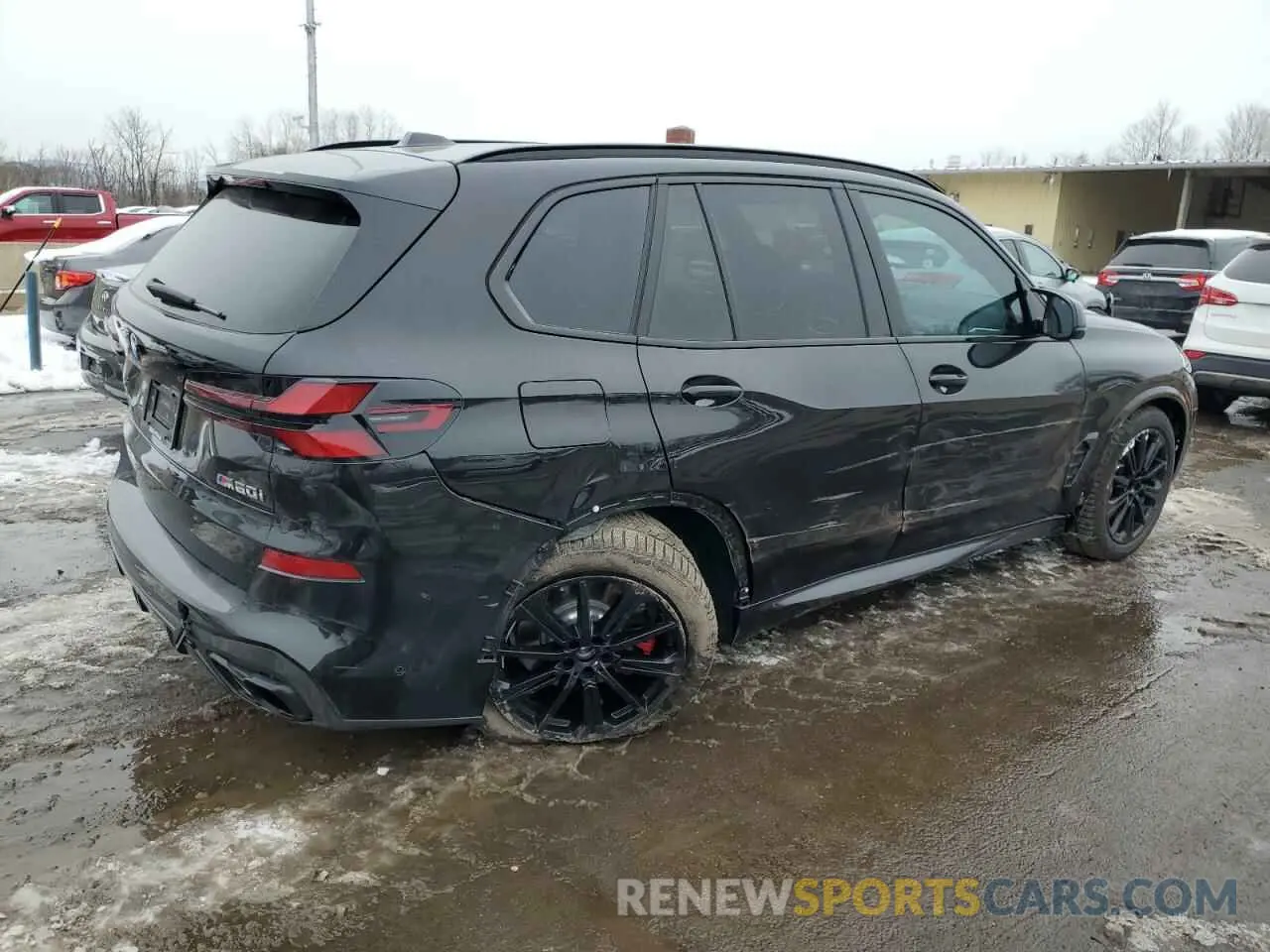 3 Photograph of a damaged car 5UX33EU0XS9Y66832 BMW X5 M60I 2025