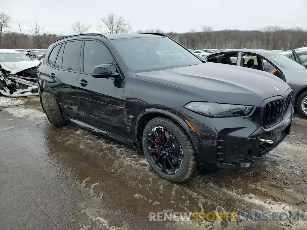 4 Photograph of a damaged car 5UX33EU0XS9Y66832 BMW X5 M60I 2025