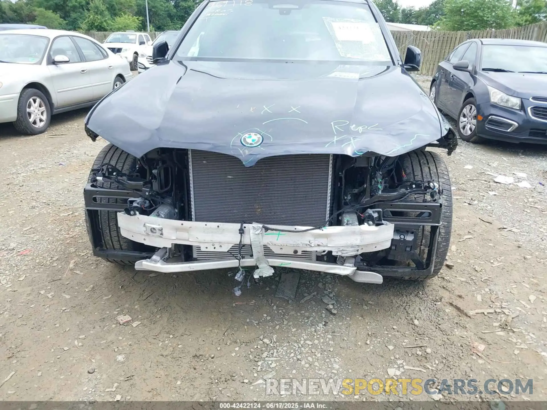 6 Photograph of a damaged car 5UXTA6C01N9J99912 BMW X5 PHEV 2022