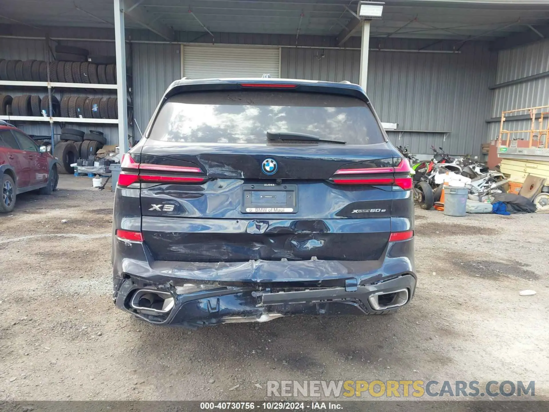 16 Photograph of a damaged car 5UX43EU07R9U37078 BMW X5 PHEV 2024