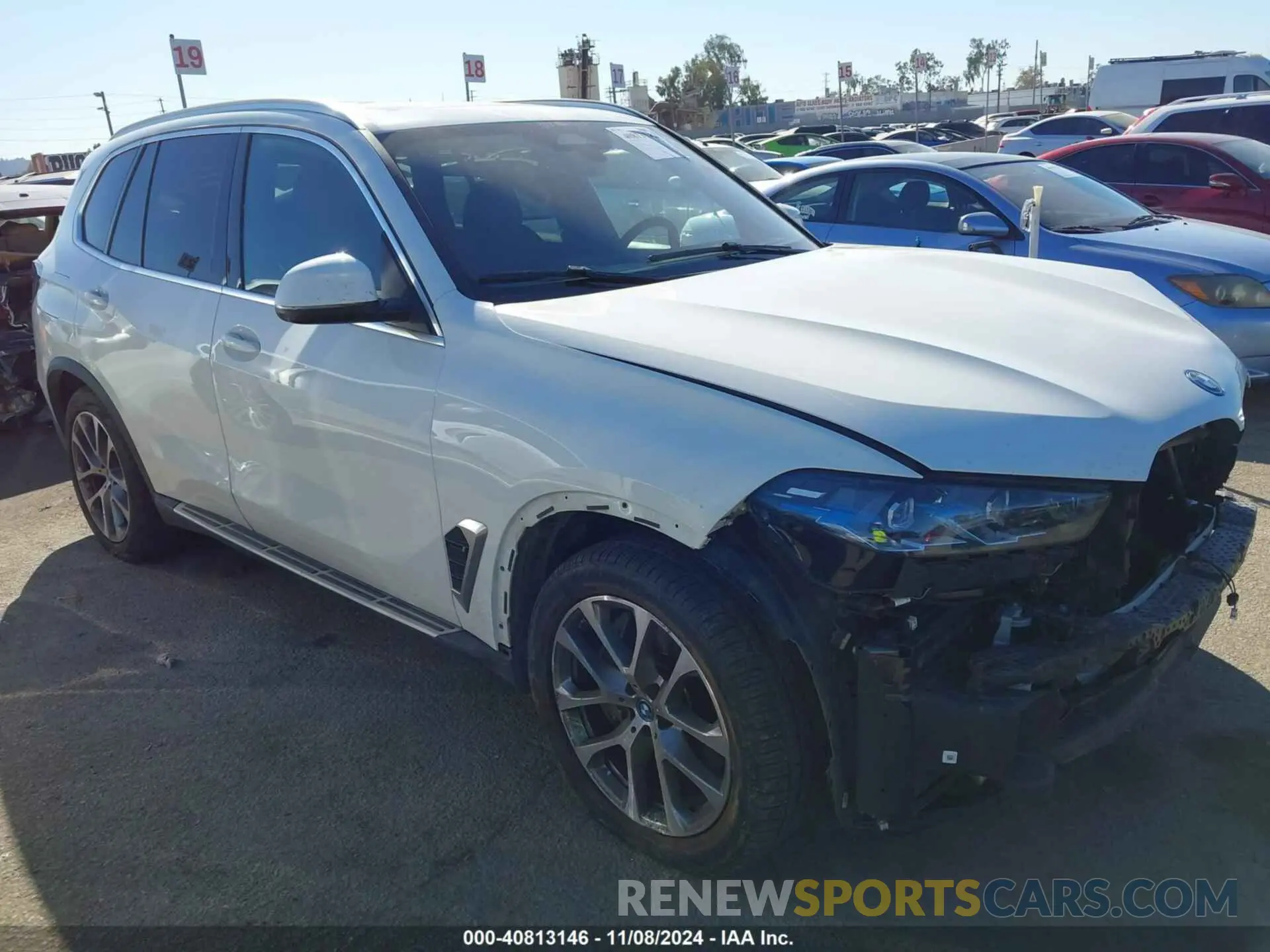 1 Photograph of a damaged car 5UX43EU08R9T33098 BMW X5 PHEV 2024