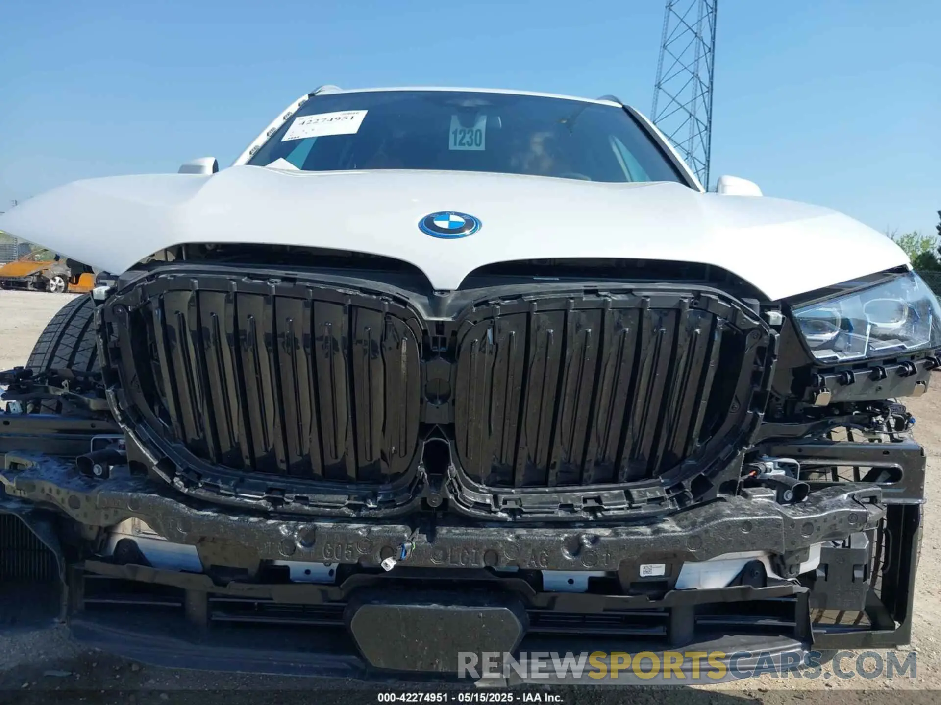 6 Photograph of a damaged car 5UX43EU03S9Z90610 BMW X5 PHEV 2025