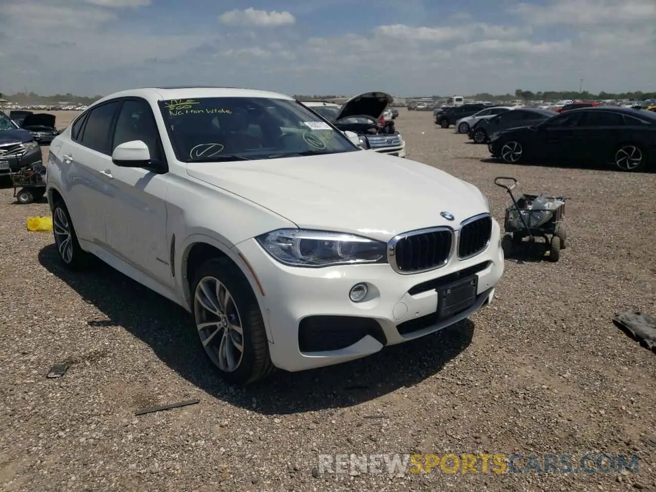 1 Photograph of a damaged car 5UXKU2C50K0Z64471 BMW X6 2019