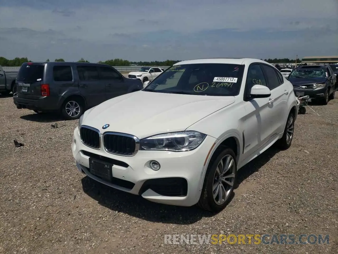 2 Photograph of a damaged car 5UXKU2C50K0Z64471 BMW X6 2019