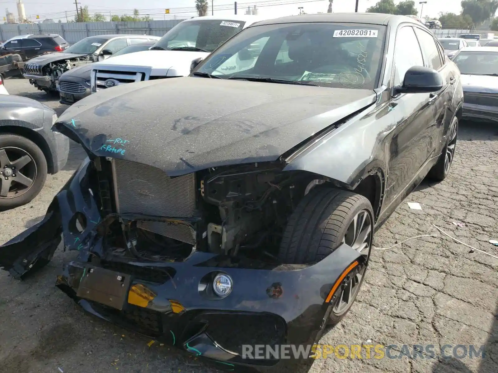 2 Photograph of a damaged car 5UXKU2C51K0Z64396 BMW X6 2019