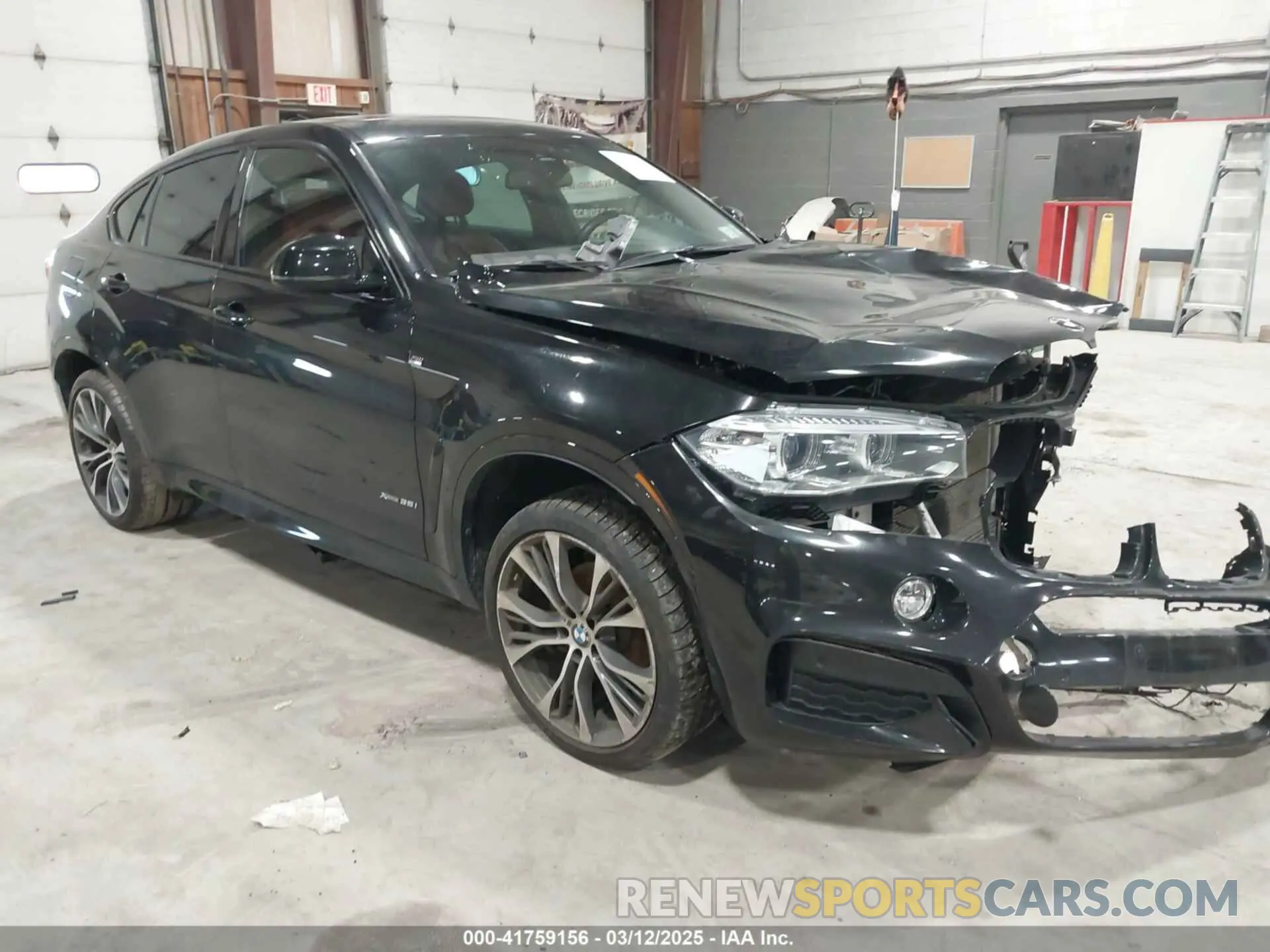 1 Photograph of a damaged car 5UXKU2C51K0Z64897 BMW X6 2019