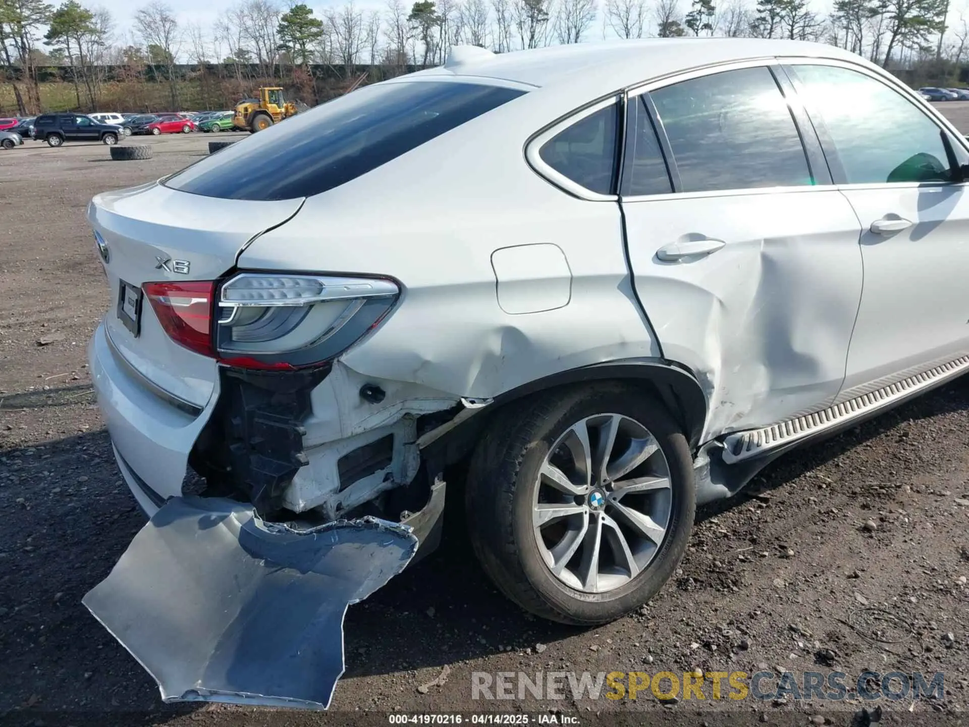 6 Photograph of a damaged car 5UXKU2C52K0Z64519 BMW X6 2019