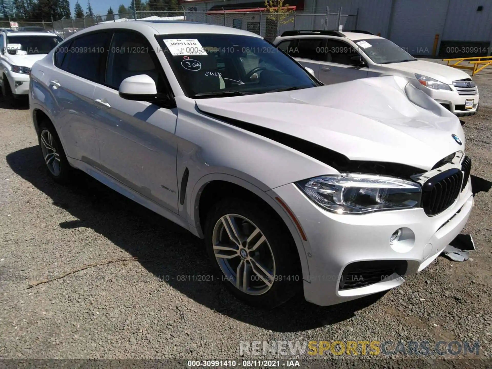 1 Photograph of a damaged car 5UXKU2C55K0Z63624 BMW X6 2019