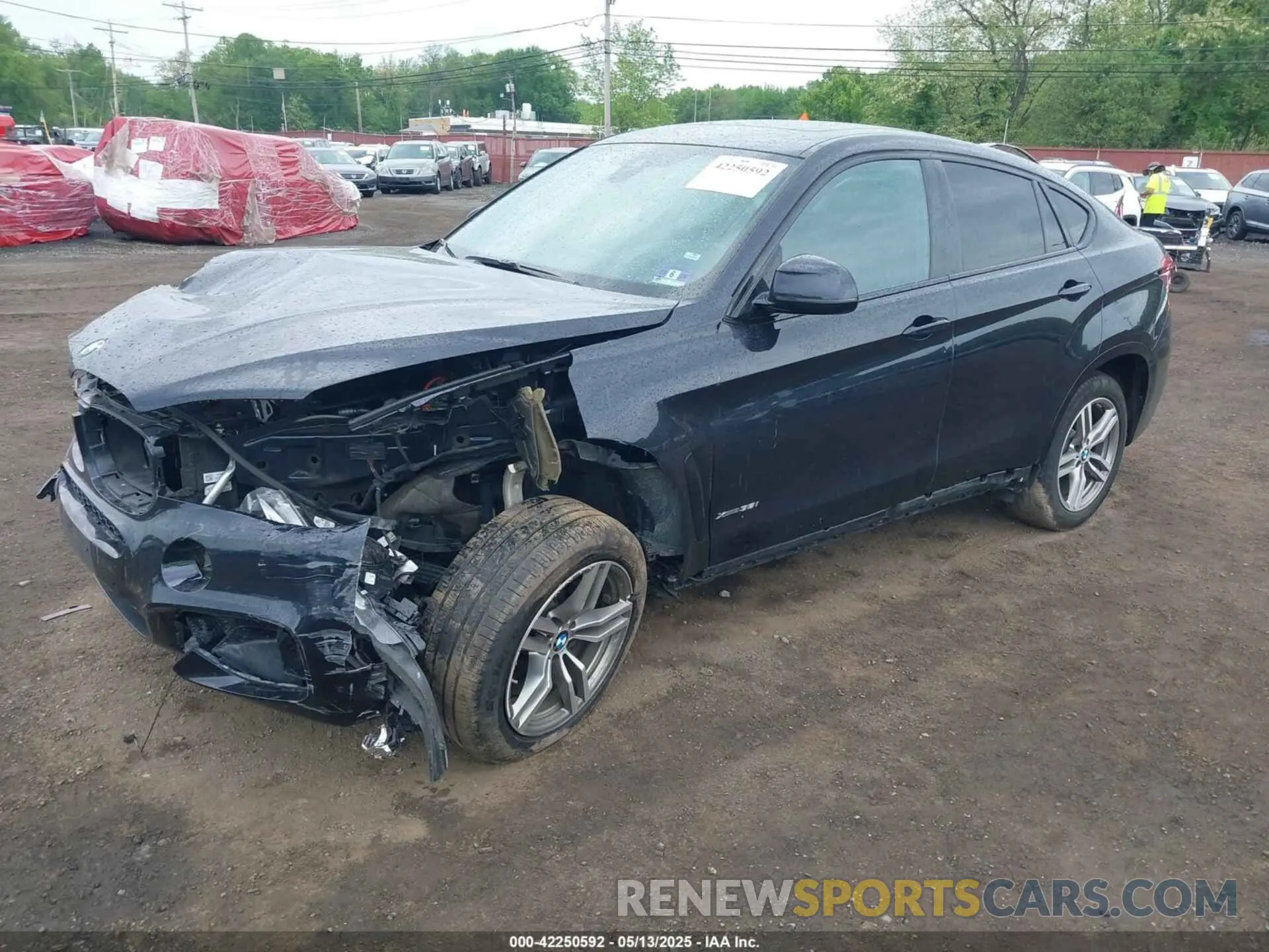 6 Photograph of a damaged car 5UXKU2C55K0Z65373 BMW X6 2019