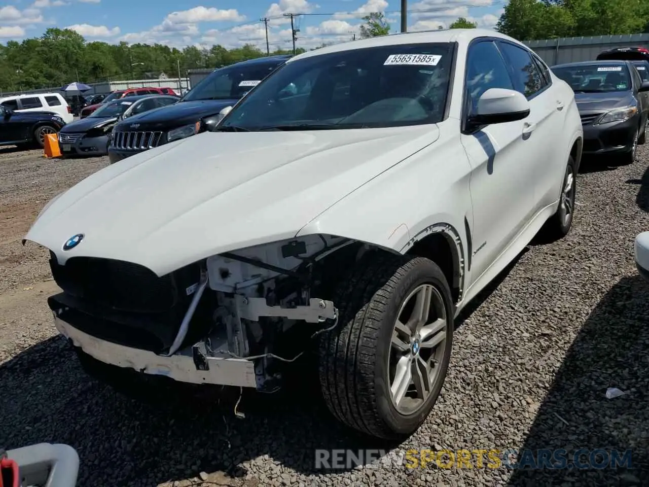 1 Photograph of a damaged car 5UXKU2C57K0Z64306 BMW X6 2019