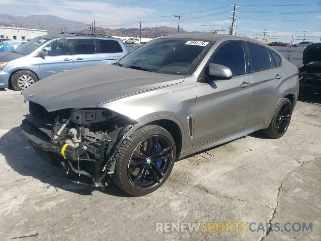 1 Photograph of a damaged car 5YMKW8C58K0Y74961 BMW X6 2019