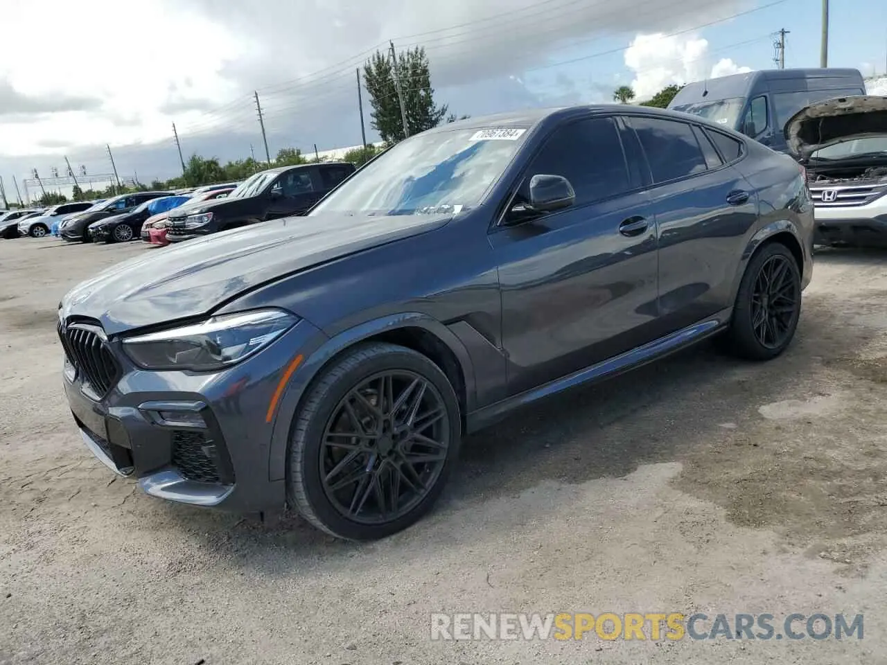 1 Photograph of a damaged car 5UXCY4C03L9C59799 BMW X6 2020