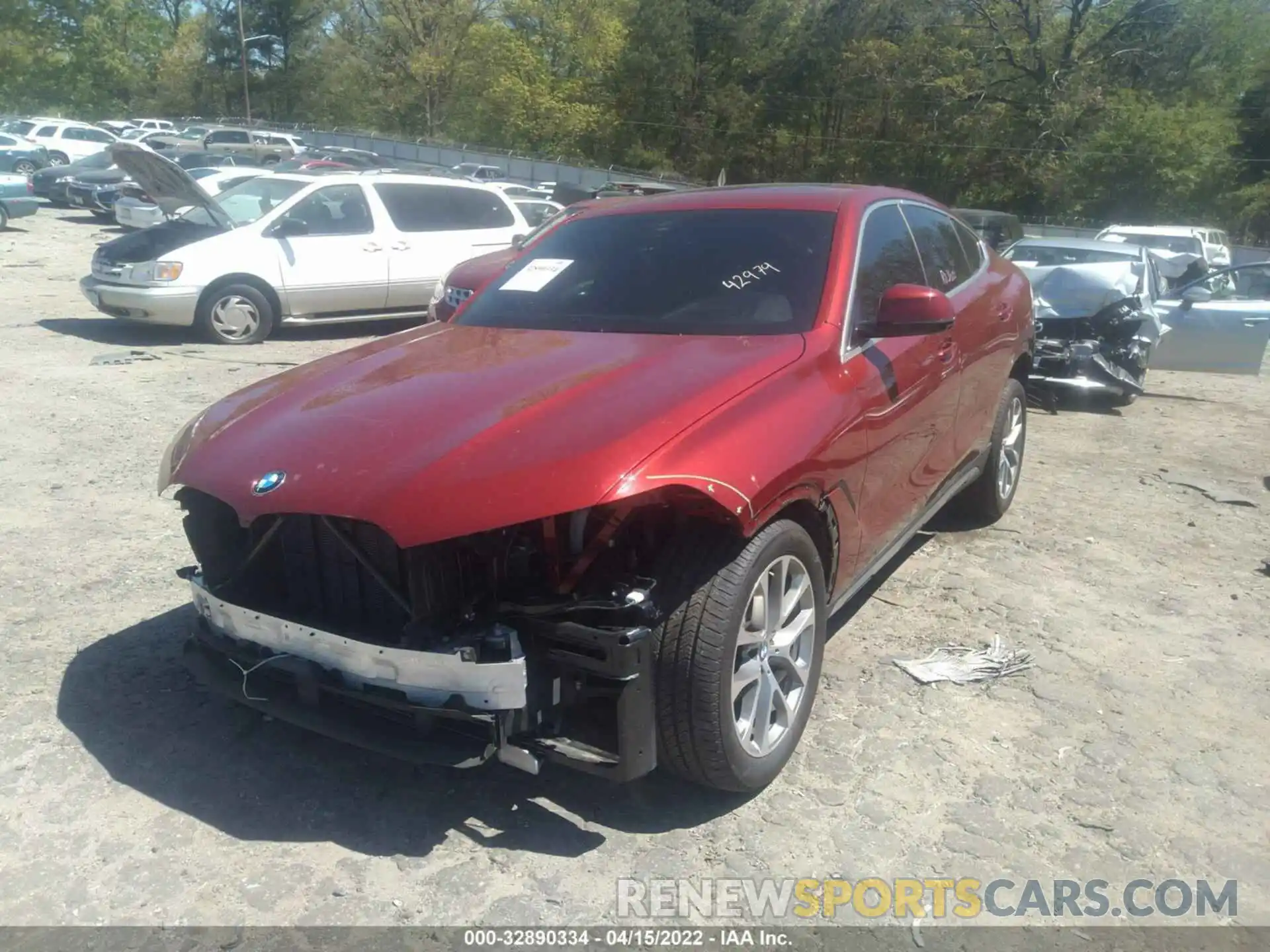 6 Photograph of a damaged car 5UXCY4C04L9D42979 BMW X6 2020