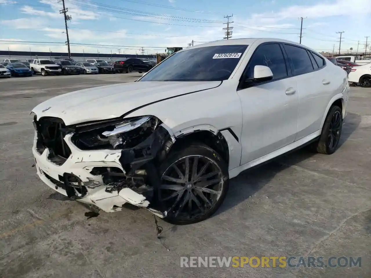 2 Photograph of a damaged car 5UXCY4C07L9C02604 BMW X6 2020