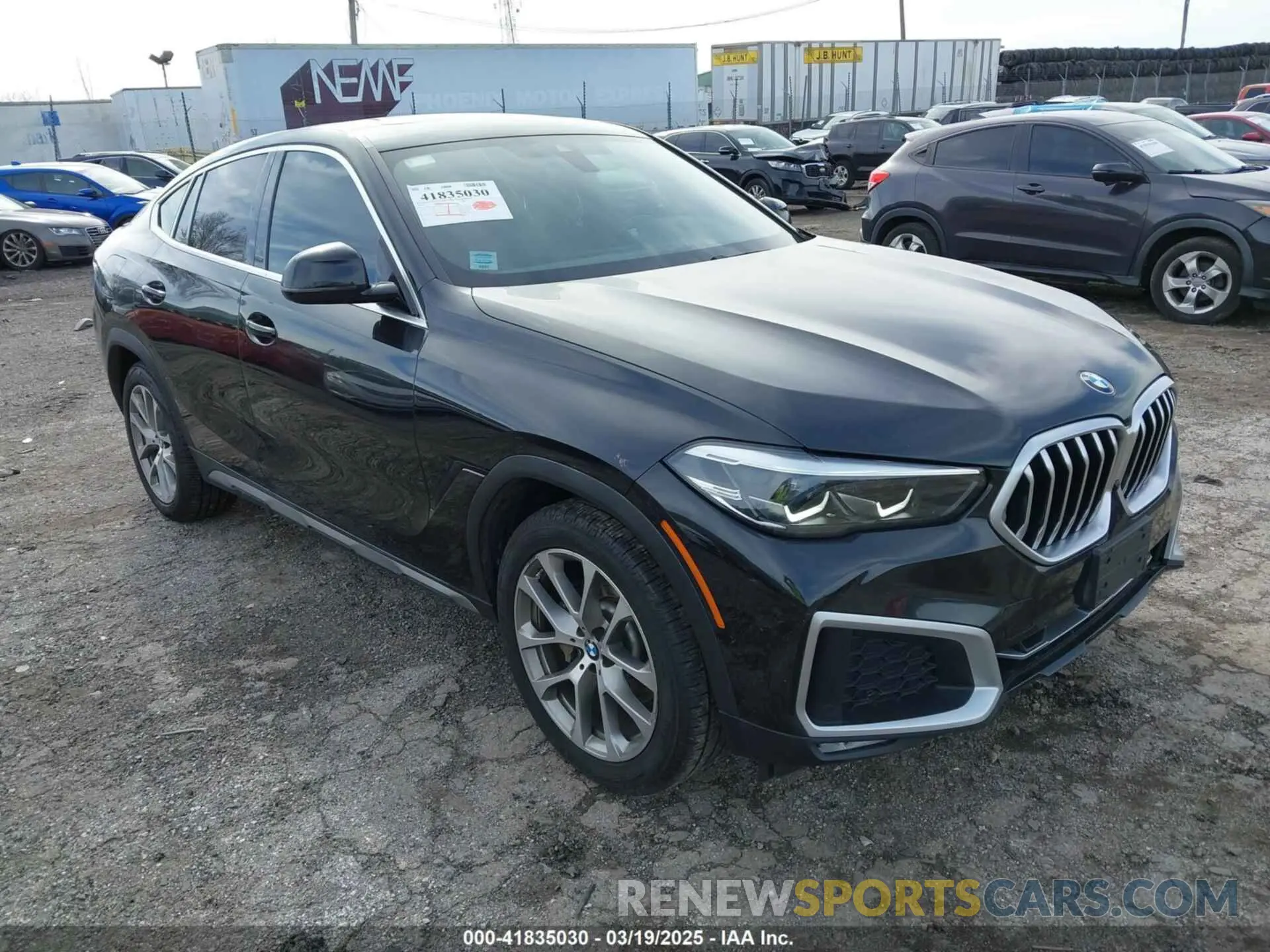 1 Photograph of a damaged car 5UXCY4C07L9D48002 BMW X6 2020
