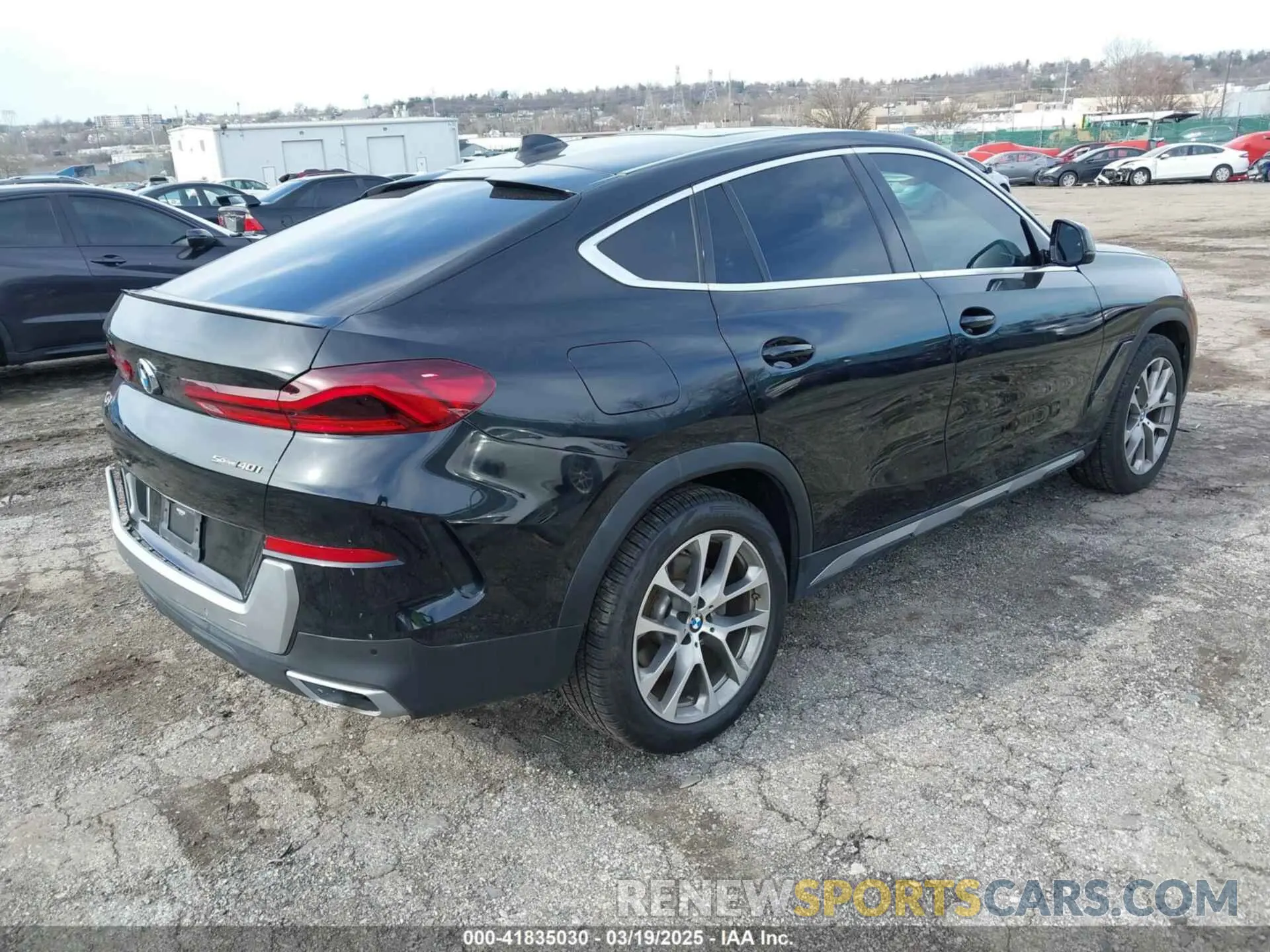 4 Photograph of a damaged car 5UXCY4C07L9D48002 BMW X6 2020