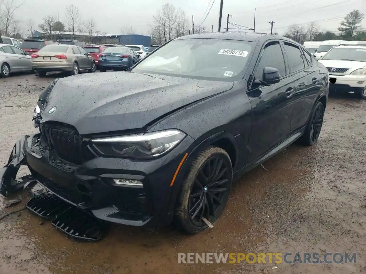 2 Photograph of a damaged car 5UXCY6C01L9C70389 BMW X6 2020