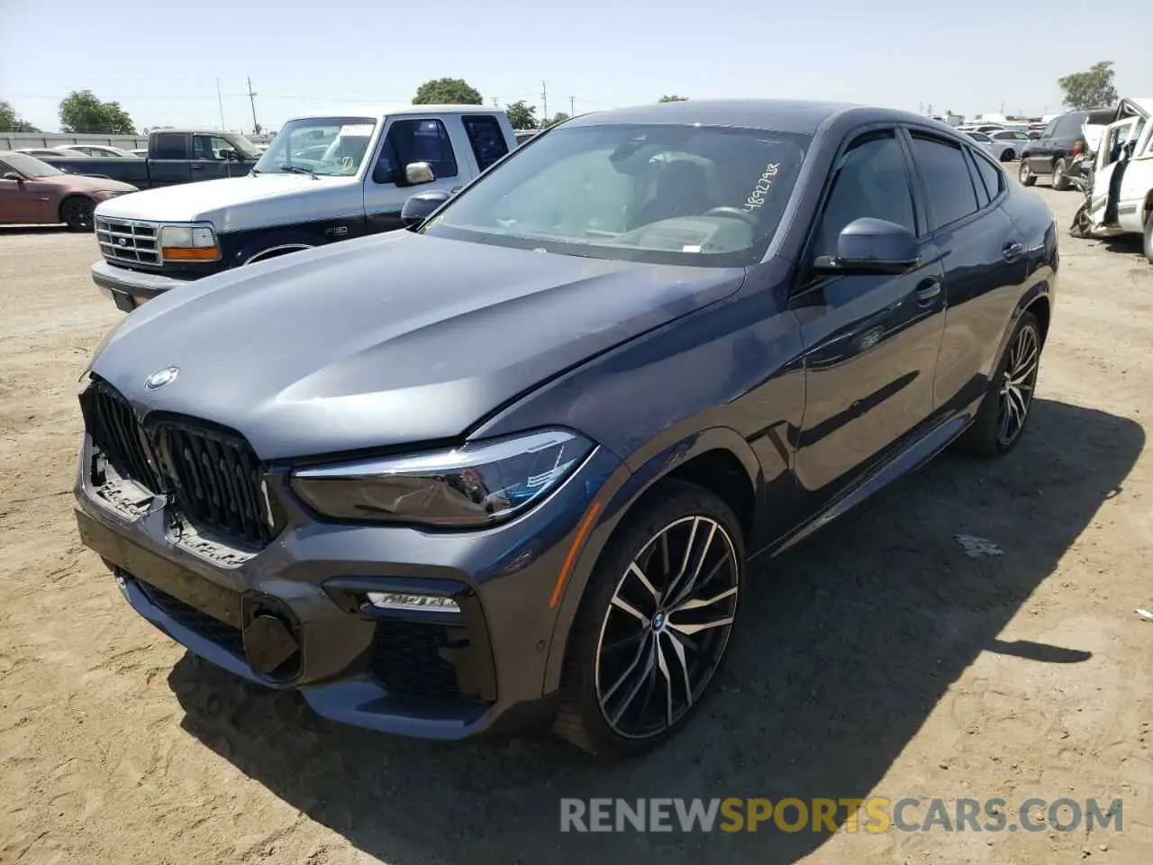 2 Photograph of a damaged car 5UXCY6C02L9D44998 BMW X6 2020