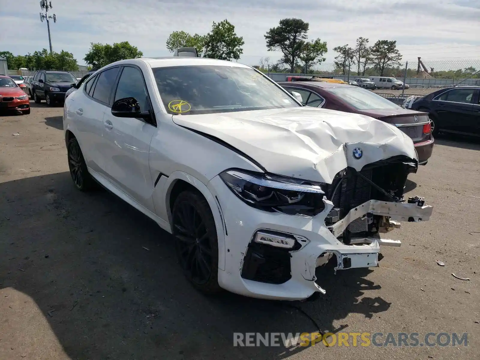 1 Photograph of a damaged car 5UXCY6C04L9C79491 BMW X6 2020