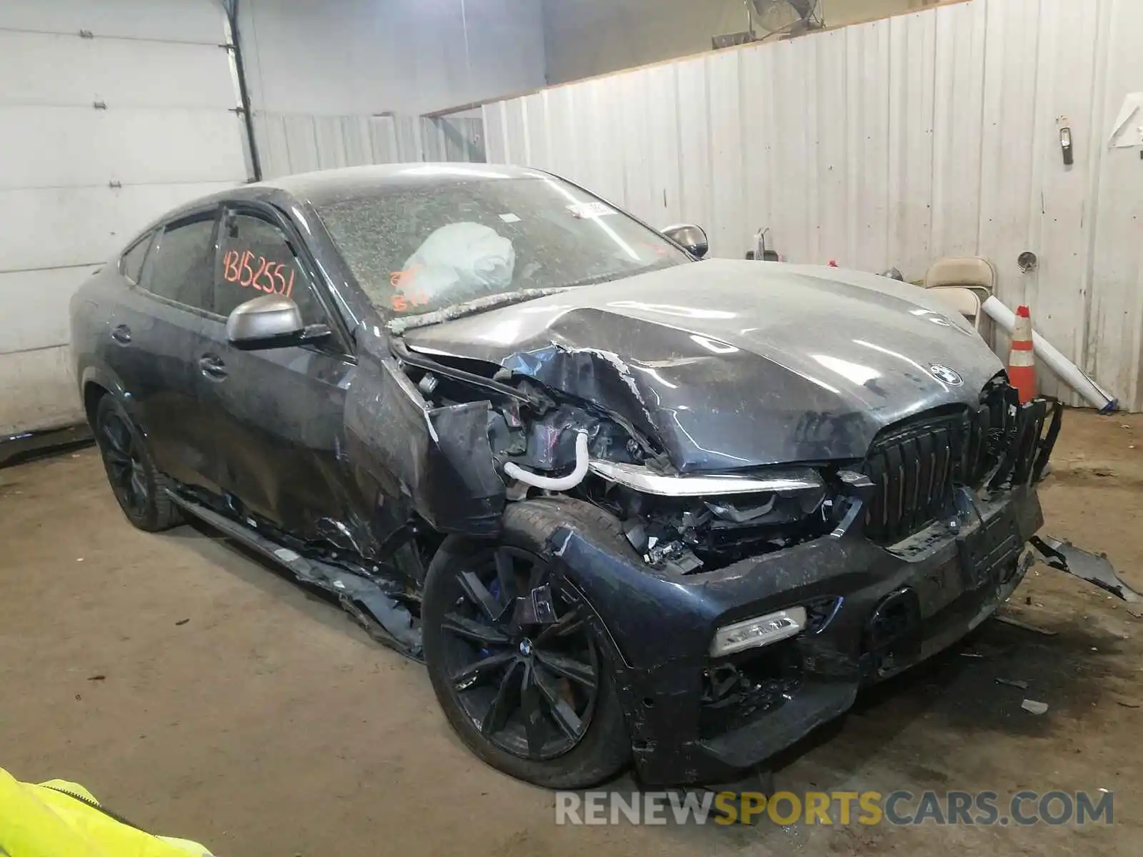 1 Photograph of a damaged car 5UXCY8C02L9B11330 BMW X6 2020